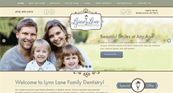 Desktop Screenshot of lynnlanefamilydentistry.com